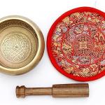 4 inches Mantra carved signing bowl-singing bowl from Nepal