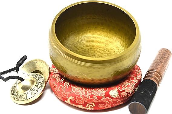 5.5" Tibetan Singing Bowl-Hand Hammered Yoga, Meditation, Sound Bath & Mindfulness