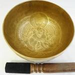 F556 6" Energetic Root 'C#' Chakra Healing Hand Hammered Tibetan Singing Bowl Made in Nepal