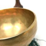 9" Large Master Healing Hand hammered Tibetan Singing Bowl ~ Great for Meditation, Yoga, Sound Bath, Mindfulness, Relaxation ~ Cushion, Wooden Mallet & Drumstick Included