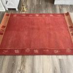 R2401 Gorgeous Modern Tibetan Woolen Area Rug 4' X 6' Handmade in Nepal