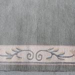 Thamel Mart RSG74 Superb Contemporary Green Tibetan Woolen Area Rug 6.7' X 9.8' Handmade in Nepal