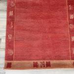 R2401 Gorgeous Modern Tibetan Woolen Area Rug 4' X 6' Handmade in Nepal