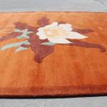 Thamel Mart R7842 Gorgeous Contemporary Tibetan Woolen Area Rug 5' X 8' Handmade in Nepal