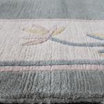 Thamel Mart RSG74 Superb Contemporary Green Tibetan Woolen Area Rug 6.7' X 9.8' Handmade in Nepal