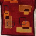 Thamel Mart R17716 Contemporary Woolen Hand Crafted Tibetan Area Rug Runner 2.6' X 12' Made in Nepal