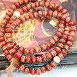 F685 Handmade Tibetan Bone Beads 108 japa mala for Meditation, Yoga 8mm Beads