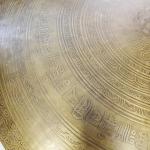 F612 20.5" Very Artistic Tibetan Temple Disc Gong Hand Made in Nepal