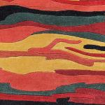 RST128 Gorgeous Tibetan Woolen Area Rug 5 Feet X 8 Feet Handmade in Nepal