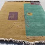 thamelmartUSA R14047 Exclusive Handmade Tibetan Woolen Area Rug 6 Ft X 9 Ft Made in Nepal