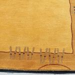 Thamel Mart USA R15 Gorgeous Modern Design Hand Made Tibetan Woolen Area Rug 4.7 Ft X 6.7 Ft Made in Nepal