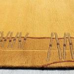 Thamel Mart USA R15 Gorgeous Modern Design Hand Made Tibetan Woolen Area Rug 4.7 Ft X 6.7 Ft Made in Nepal