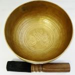 F488 6" Energetic Root 'C' Chakra Healing Hand Hammered Tibetan Singing Bowl Made in Nepal