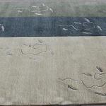 Thamel Mart R16170 One of a Kind Thick Woolen Pile Tibetan Area Rug 5.6' X 7.10' Handmade in Nepal