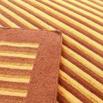 Thamel Mart USA R29575 Exclusive Tibetan Wool and Silk Area Rug Chocolate Brown/Gold Color 9 Feet X 12 Feet Handmade in Nepal