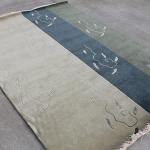 Thamel Mart R16170 One of a Kind Thick Woolen Pile Tibetan Area Rug 5.6' X 7.10' Handmade in Nepal