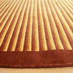 Thamel Mart USA R29575 Exclusive Tibetan Wool and Silk Area Rug Chocolate Brown/Gold Color 9 Feet X 12 Feet Handmade in Nepal