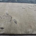 Thamel Mart R16170 One of a Kind Thick Woolen Pile Tibetan Area Rug 5.6' X 7.10' Handmade in Nepal