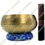2.2 Pounds Large 5.90 Inches Meditation Grade Professional Quality Hand Hammered Tibetan Singing Bowl