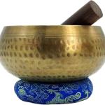 2.2 Pounds Large 5.90 Inches Meditation Grade Professional Quality Hand Hammered Tibetan Singing Bowl