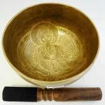 F573 6" Energetic Sacral 'D' Chakra Healing Hand Hammered Tibetan Singing Bowl Made in Nepal