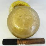 F573 6" Energetic Sacral 'D' Chakra Healing Hand Hammered Tibetan Singing Bowl Made in Nepal