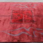 Thamel Mart R14056 6' x 9' Gorgeous Contemporary Design Hand Made Tibetan Woolen Area Rug Made in Nepal