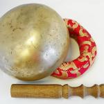 F341N 5" Palm Size Energetic Root 'C#' Chakra Healing Tibetan Singing Bowl Made in Nepal