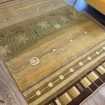 Thamel Mart R49134 Arts & Crafts Superb Tibetan Wool and Silk Rug 6' X 9' Handmade in Nepal