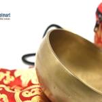 5" Tibetan Singing Bowl for Meditation, Sound Healing, Yoga & Sound Therapy. Made of 7 metals.