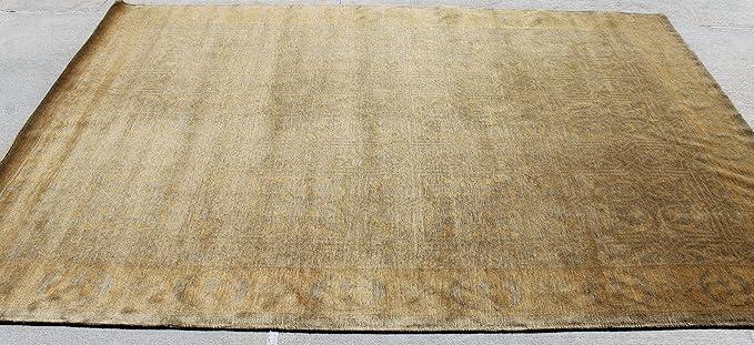 Thamel Mart R16233 Gorgeous Color Hand Made Tibetan Woolen Area Rug 6' X 9' Made in Nepal