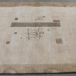 Thamel Mart R10549 Gorgeous Contemporary Tibetan Woolen Area Rug 5.8' X 7.10' Handmade in Nepal