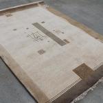 Thamel Mart R10549 Gorgeous Contemporary Tibetan Woolen Area Rug 5.8' X 7.10' Handmade in Nepal