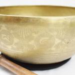 EE782 10.25" Energetic Crown 'B' Chakra Healing Tibetan Singing Bowl Made in Nepal