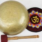 EE782 10.25" Energetic Crown 'B' Chakra Healing Tibetan Singing Bowl Made in Nepal