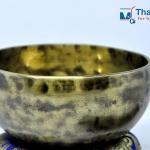 5-Inch Tibetan Handmade Singing Bowl Set ~ Palm Size, best beginner Sound Healer ~ Mallet and cushion included handmade Nepal
