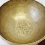 J603 9.25" Energetic Sacral 'D#' Chakra Healing Hand Hammered Tibetan Singing Bowl Made in Nepal