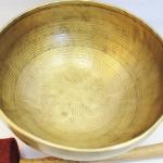 J614 8.75" Energetic Sacral D Chakra Healing Hand Hammered Tibetan Singing Bowl Made in Nepal
