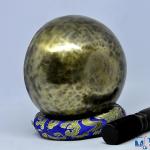 5-Inch Tibetan Handmade Singing Bowl Set ~ Palm Size, best beginner Sound Healer ~ Mallet and cushion included handmade Nepal