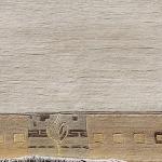 Thamel Mart R8303 Gorgeous Custom Made Cream Colored Hand Made Tibetan Woolen Area Rug 5.7 Feet X 7.10 Feet Made in Nepal