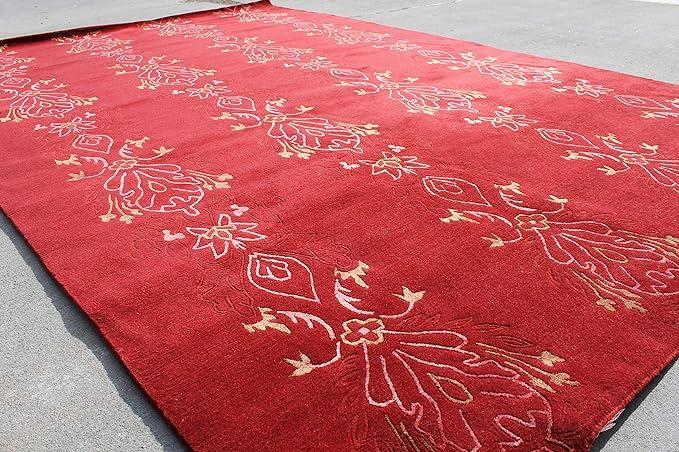 Thamel Mart R1150-R1338 Gorgeous Color Hand Made Tibetan Wool and Silk Area Rug 6' X 9' Handmade in Nepal