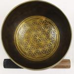 J848 6" Wide Energetic Sacral 'D' Chakra Healing Tibetan Singing Bowl Made in Nepal